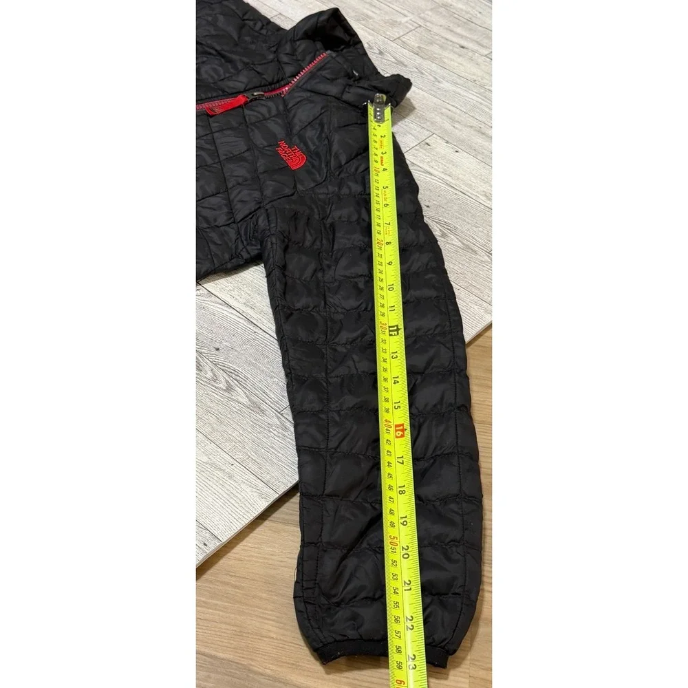 The North Face Jacket Boys Black ThermoBall Puffer Full Zip Outdoor SMALL 7/8